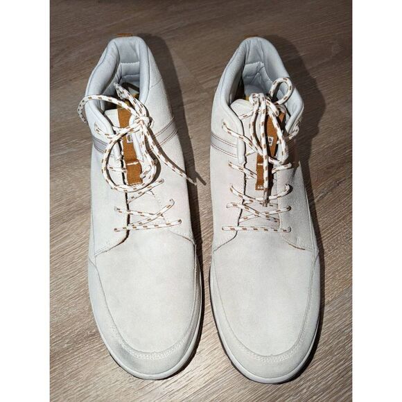 Caterpillar unisex Quest Mid Whitecap Moutons Sneaker White Men's13/Women's 15 - Picture 9 of 16